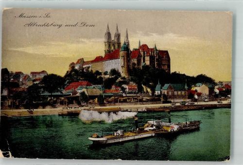 Meißen Albrechtsburg Dom Raddampfer