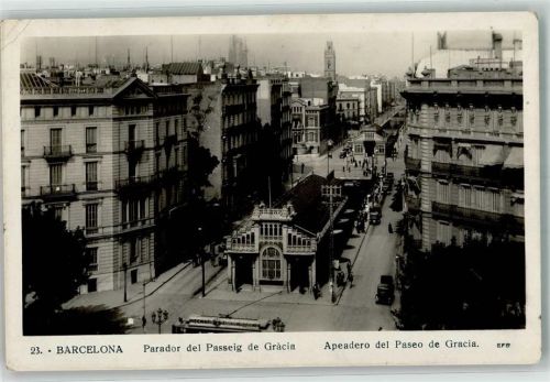 Barcelona 1932 Parador del Passeig de Gracia
