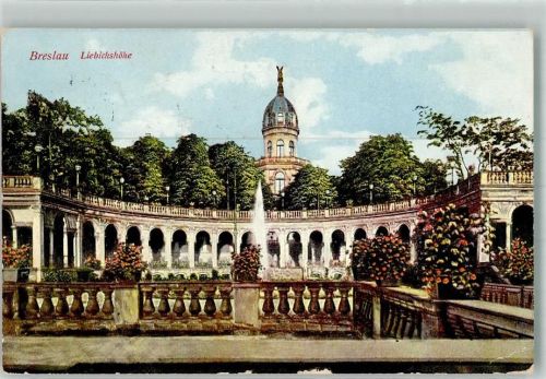 Breslau 1928 Denkmal Liebichshöhe