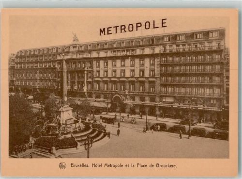 Brüssel Hotel Metropole Denkmal Auto Place de Brouckére