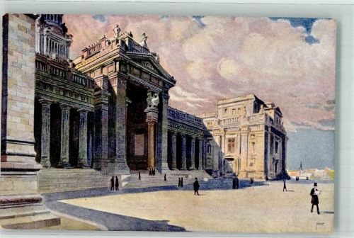 Brüssel Justizgebäude Stempel Kaiserl Gouvernement Pass Zentrale