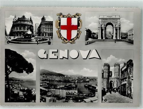 Genova Hafen Piazza de Ferrari Denkmal Caduti