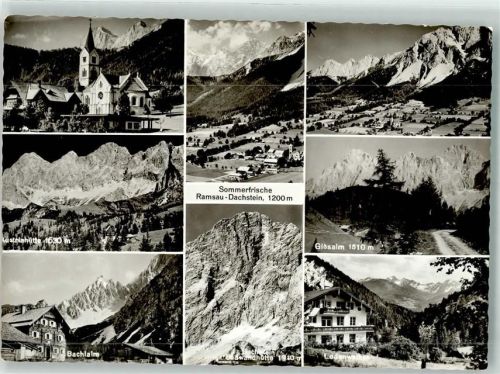 Ramsau Kirche Austriahütte Bachlalm Südwandhütte