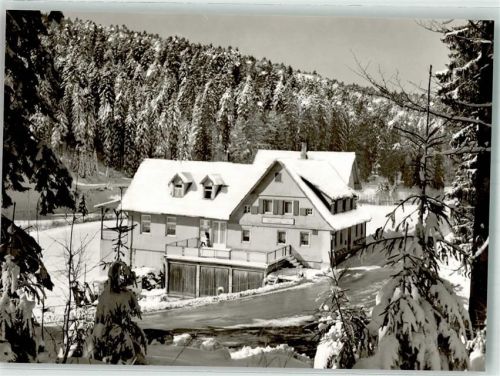 Hundsbach Winter Gasthaus Pension zur Forelle
