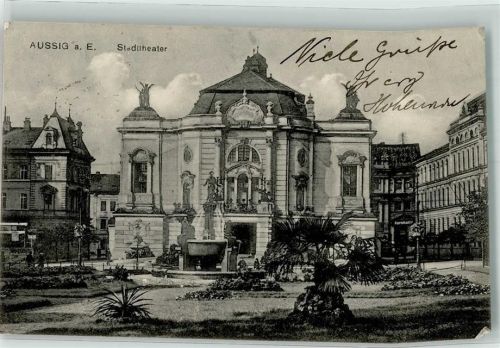 Usti nad Labem 1914 Stadttheater