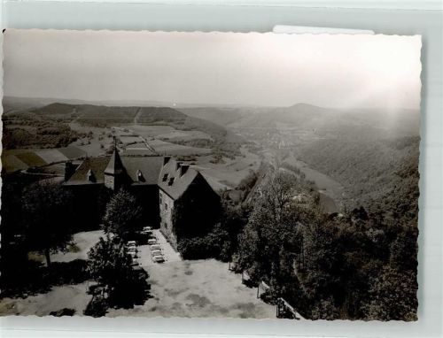 Nideggen Blick von der Burg Ort handschriftlich Foto Original aus Archiv eines Ansichtskartenverlags
