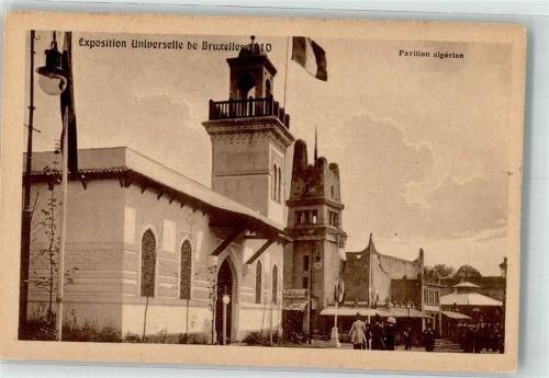 Brüssel 1910 Ausstellung Pvillon Algerien