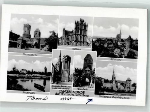 Tangermünde Neustädtertor Rathaus Rosspforte Kirche