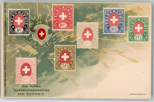 Zürich Alte Telegraphenmarken der Schweiz Verlag Menke-Huber Briefmarkenbörse