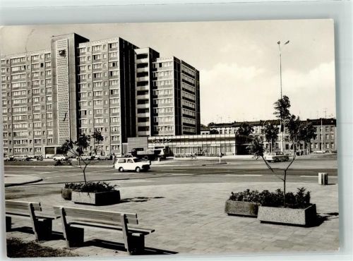 Rostock Hochhaus Vögenteichplatz Cafe