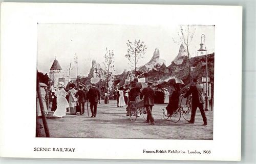 London Scenic Railway Achterbahn Franco-British Exhibition 1908