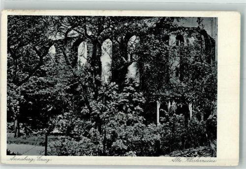 Annaberg-Buchholz 1935 Kloster Ruine Kirche