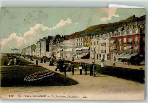 Boulogne-sur-Mer 1913 le Boulevard Ste-Beue