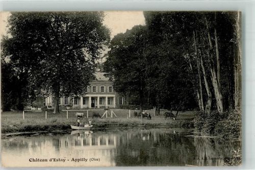 Appilly 1914 Schloss Chateau d´Estay Feldpost WK I