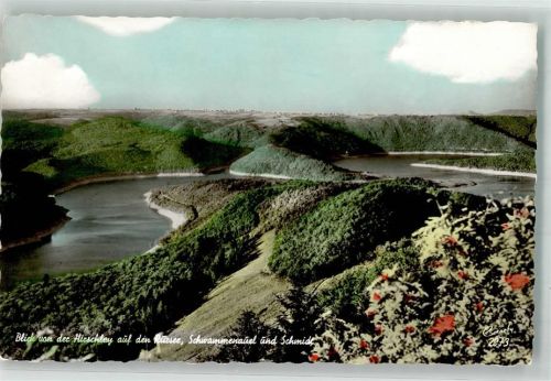 Schmidt Rursee mit Schwammenauel Verlag Robert Cornely Nr. 2973