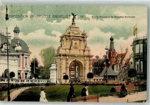 Brüssel 1910 Ausstellung 1910 Eingang