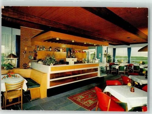 21762 W2178 Otterndorf , Niederelbe Werbe AK Gasthaus Elb-Terrassen Gaststube mit Theke