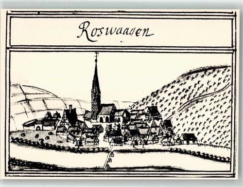 Roßwag Abb. Kiesersches Forstlagerbuch 1680