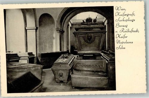 Wien Kaisergruft Sarkophage Herzog v. Reichstadt Kaiser Napoleons Sohn Adel