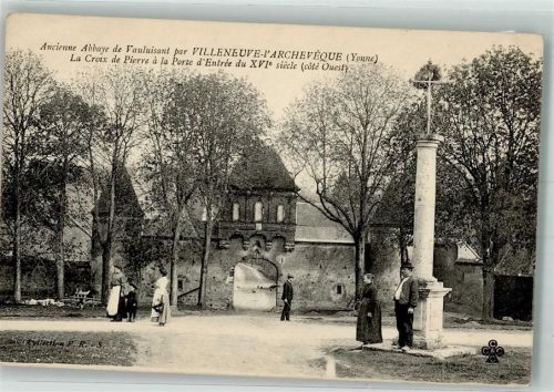 Villeneuve-l'Archeveque Kirche Abbaye de Vauluisant Denkmal