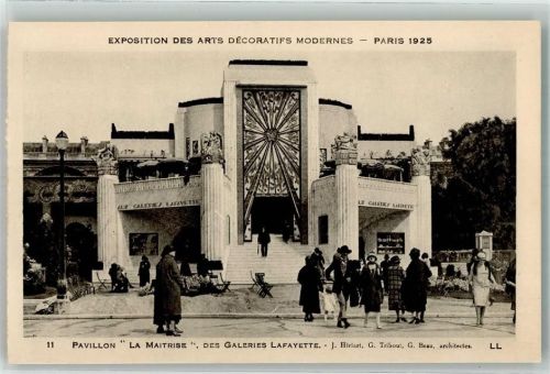 Paris 1925 Exposition des Arts Decoratifs Modernes Galerie Lafayette