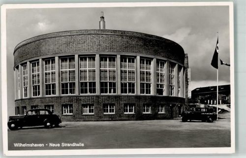 Wilhelmshaven 1939 Gasthaus Neue Strandhalle Oldtimer Nordsee-Verlag Nr. 341