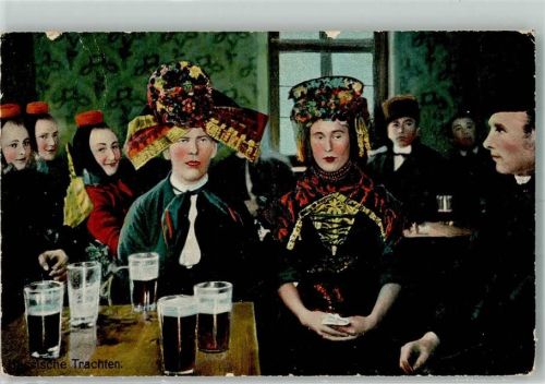 1908 Hessische Trachten Serie 7 No. 165 Kunstverlag Gust. Mandt