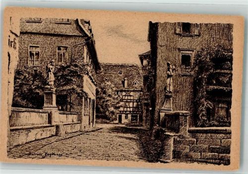 Bensheim 1925 Mittelbrücke Verlag Gerling & Erbes No. 1838