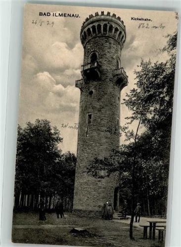 Ilmenau Aussichtsturm Kickelhahn Verlag Louis Glaser 11833 Hüttenstempel