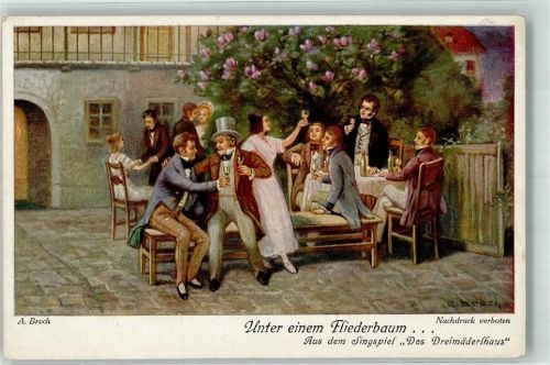 sign. Brock A. Dreimäderlhaus Singspiel Bunte Reihe Nr. 86