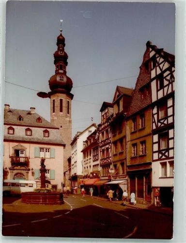 Cochem Marktplatz Ort handschrfitlich Foto Original aus Archiv eines Ansichtskartenverlags