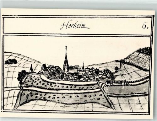 Horrheim Abb. Kiesersches Forstlagerbuch 1680