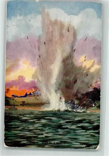 1906 Kriegsschiff von 2 Minen versenkt