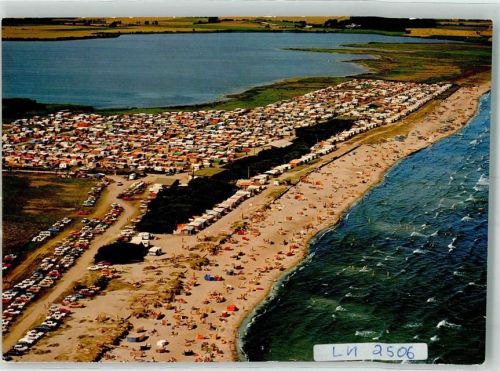 Schuby Fliegeraufnahme von Strand und Campingplatz