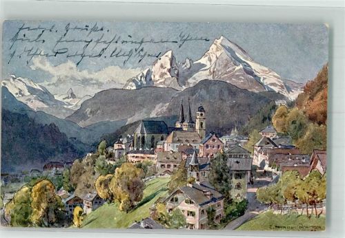 Berchtesgaden 1914 Alpiner Kunstverlag Eugen Richter Nr. 4