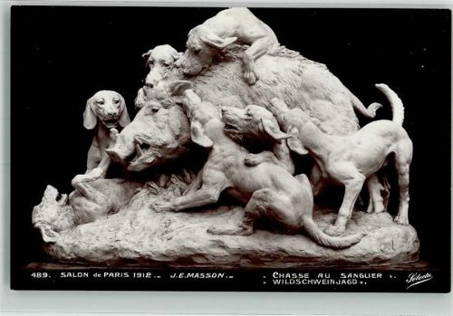 Wildschweinjagd v. Masson J.E. Salon de Paris 489