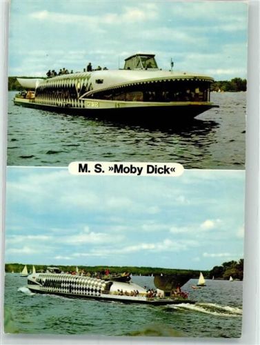 Berlin Mitte 1975 M.S. Moby Dick Walschiff Erst-Ausgabe Sonderwertzeichen Berliner Personenschiffahrt