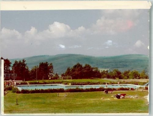 Wrexen Schwimmbad Ort handschriftlich Foto Original aus Archiv eines Ansichtskartenverlags