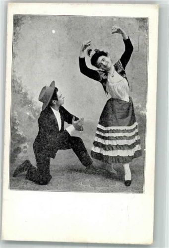 1900 Spanischer Tanz Flamenco