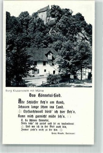 Hemer Burg Klusenstein Mühle