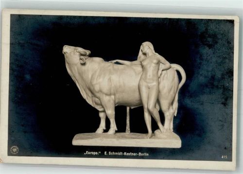 Ochse Europa von E.Schmidt Kestner NPG Nr.415 Skulptur (Erotik)
