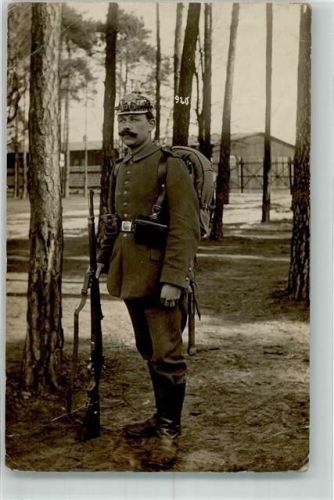 1917 Soldat Uniform Privatfoto AK