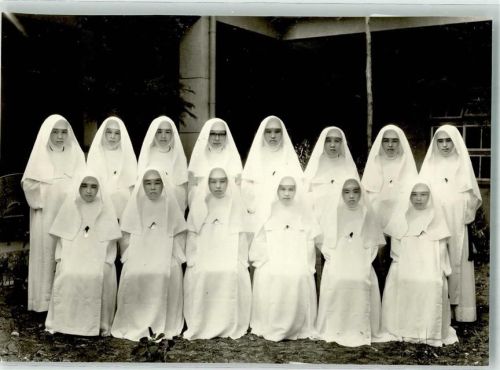 Siegburg Foto Original aus Archiv eines Ansichtskartenverlags Novizien der Obl. St. Fam. Ort handschriftlich