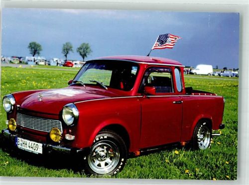 Pick-up-Trabant 601 Kombi Baujahr 1987 Stefan Kiesewetter Postkartenbuch Trabi Karte Nr. 26