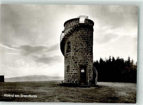 Brend Brendturm vor der untergehenden Sonne