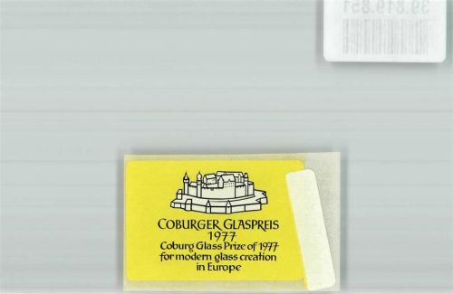 Coburg Glaspreis 1977