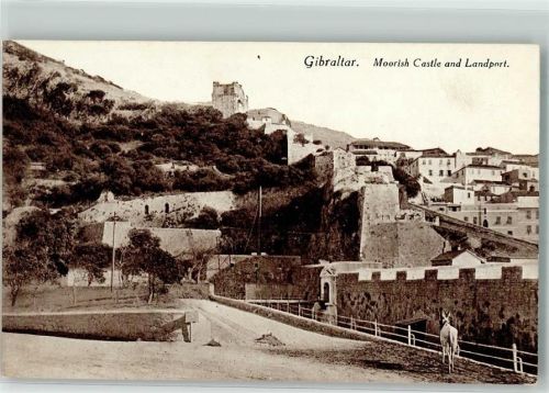 Gibraltar Burg Moorish Castle Landport
