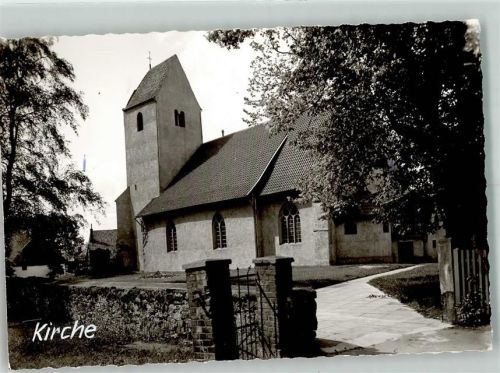 Holzhausen Kirche Holzhausen Ort handschrfitlich Foto Original aus Archiv eines Ansichtskartenverlags