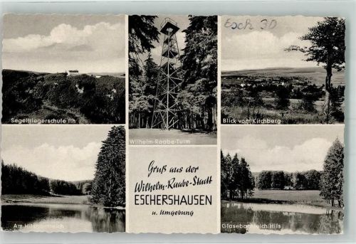 Eschershausen Ausscihtsturm Wilhelm-Rabe-Turm Segelfliegerschule Ith