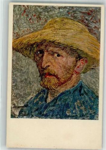 Vincent van Gogh Selbstportait Bildkarte